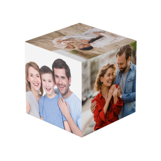 Verjaardagscadeau voor vriendje, huwelijkscadeau b kubus (Achter hoekig)