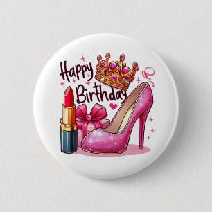 Verjaardagscadeaus cadeaus ronde button 5,7 cm