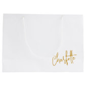 Verjaardagscadeautas, speciale gelegenheid Aangepa Groot Cadeauzakje (Achterkant)