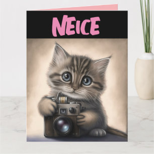 VERJAARDAGSCARD CUTE KATTEN NIEZELF KAART