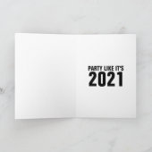 VERJAARDAGSCARD MONA LISA GRAFISCH 2021, GEZICHTSM KAART (Binnen)