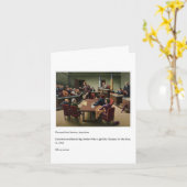 VERJAARDAGSCARD VAN HET GERICHTSHOF SCHETSKUNSTENA KAART (Gele Bloem)