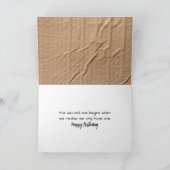 Verjaardagscoupé op karton kaart (Binnen)