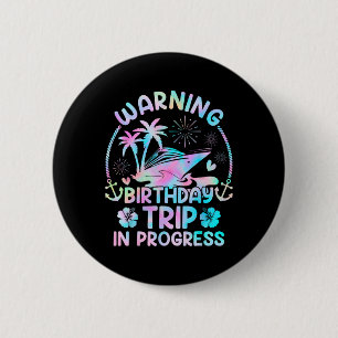 Verjaardagscruiseskader maakt samen herinneringen  ronde button 5,7 cm