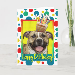 Verjaardagscupcake - Pitbull - Tigger Kaart