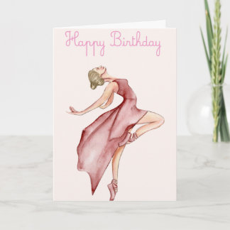 Verjaardagsdanser kaart