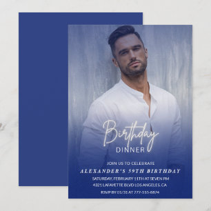 Verjaardagsdiner 59e verjaardagsuitnodiging Foto M Kaart