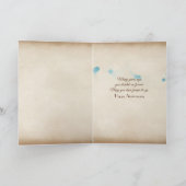 verjaardagsdoopvont altijd op getextureerd bruin kaart (Binnen)