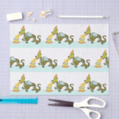 Verjaardagsdraak Tissuepapier (Craft)