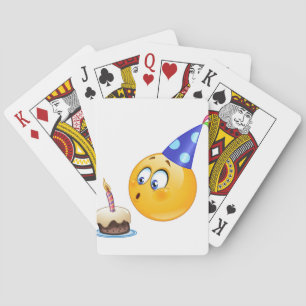 verjaardagsemoji pokerkaarten