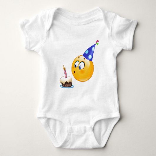 verjaardagsemoji romper (Voorkant)