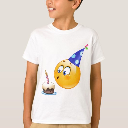 verjaardagsemoji t-shirt (Voorkant)