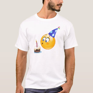 verjaardagsemoji t-shirt