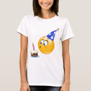 verjaardagsemoji t-shirt