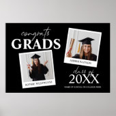 Verjaardagsfeest | 2 foto poster (Voorkant)