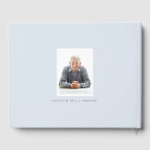 Verjaardagsfeest 80ste verjaardag Meervoudige foto Gastenboek (Achterkant)