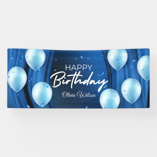 Verjaardagsfeest banner (Horizontaal)