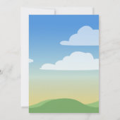 Verjaardagsfeest binnen speelplaats voor elke leef kaart (Achterkant)