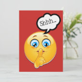 Verjaardagsfeest / Bruids douche uitnodiging (Staand voorkant)