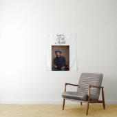 Verjaardagsfeest Custom Photo Modern Guy Wandkleed (In situ)