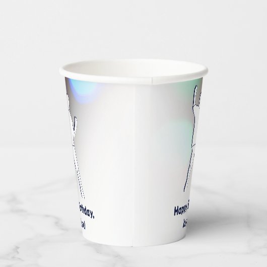 Verjaardagsfeest Dansfeest Verlichting Papieren Bekers (Rechts)