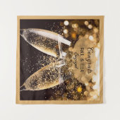 Verjaardagsfeest decoratie wandkleed (Voorkant (horizontaal))