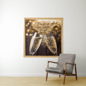 Verjaardagsfeest decoratie wandkleed (In situ)