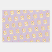 Verjaardagsfeest Dier Thema Gift Wrapping Paper (Voorkant)