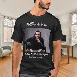 Verjaardagsfeest foto man mythe legende naam lol t-shirt