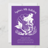 Verjaardagsfeest - Hawaïaanse zeemeermin Kaart (Voorkant)