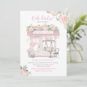 Verjaardagsfeest in Parijs Kaart (Staand voorkant)