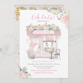 Verjaardagsfeest in Parijs Kaart (Voorkant / Achterkant)