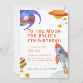 Verjaardagsfeest kind Nodig Buitenruimte Thema uit Kaart