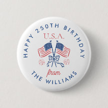 Verjaardagsfeest Knop van Amerika 250 jaar