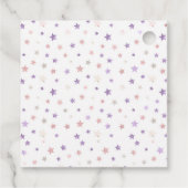 Verjaardagsfeest met logeerpartijtje bedankjes labels (Achterkant)