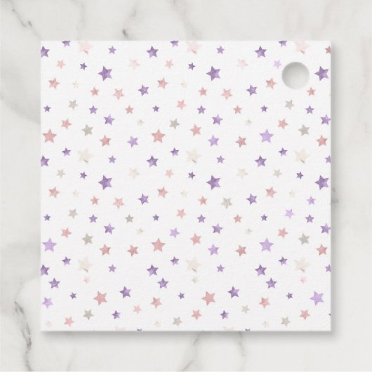 Verjaardagsfeest met logeerpartijtje bedankjes labels (Achterkant)