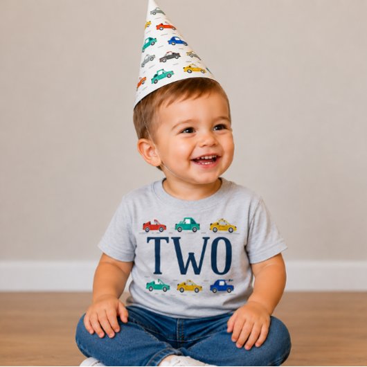 Verjaardagsfeest met vervoer thema feesthoedjes