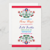 Verjaardagsfeest Mexicaanse Uitnodiging (Voorkant / Achterkant)