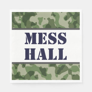 Verjaardagsfeest Militaire Mess Hall Servet