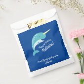 Verjaardagsfeest Narwhal Bedankzakje (Gezegeld)