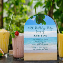 Verjaardagsfeest Ocean Uitzicht Adult