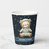 Verjaardagsfeest Papieren kopjes Teddy Bear Astron Bekers (Achterkant)