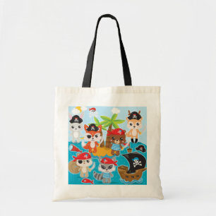 Verjaardagsfeest Pirate Canvas tas