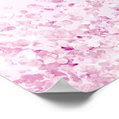 Verjaardagsfeest roze welkomstbord poster (Hoek)