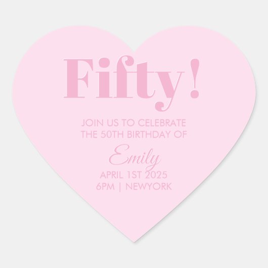 verjaardagsfeest Stickers (Voorkant)