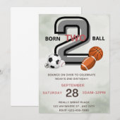 Verjaardagsfeest uitnodiging (Voorkant / Achterkant)