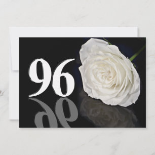 Verjaardagsfeest uitnodiging 96 jaar oud