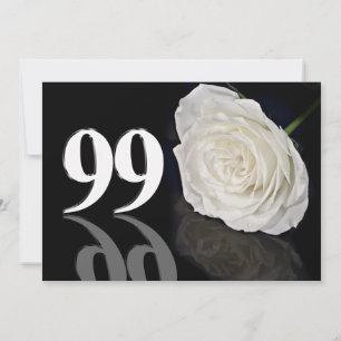 Verjaardagsfeest uitnodiging 99 jaar oud