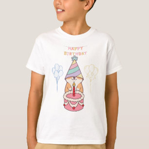 Verjaardagsfeest Uitnodiging Elegante Minimaal Sti T-shirt