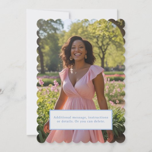 Verjaardagsfeest Uitnodiging Elke Leeftijd Handget (Achterkant)